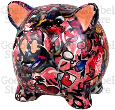 Pomme Pidou Spaarpot Varken Rosie Standaard 003 (15x12x12cm - Keramiek)