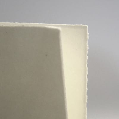 Gevouwen Kaarten Oud Hollands Blanco Gebroken Wit 300g/m2 - 25 stuks - 11,5x17 cm gevouwen - 23x17 cm ongevouwen - zonder enveloppen