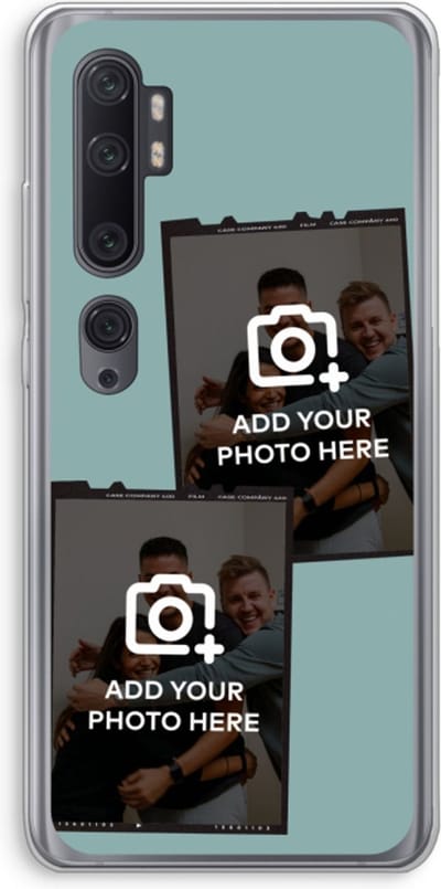Gepersonaliseerd - Case Company® - Hoesje geschikt voor Xiaomi Mi Note 10 Pro hoesje - Polaroid Zwart - Soft Cover Telefoonhoesje - Bescherming aan alle Kanten en Schermrand