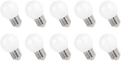 Spectrum LED Lamp E27 1W 230V - 100 Lumen - 4000K Neutraal wit - Natuurlijk licht - Energiezuinig - 10 stuks