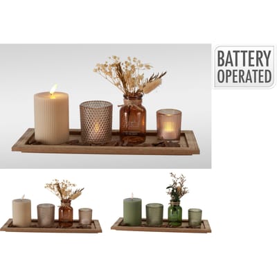 Giftset 6 delig led 38x14x1,5cm