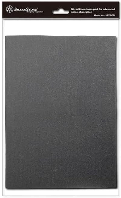 Isolatiemat voor PC-behuizing - Geluidsabsorberend Schuim, 530 x 380 x 4 mm, Zwart