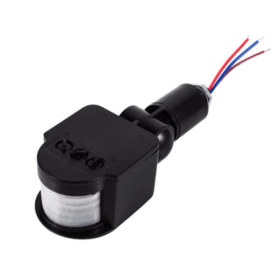 Allecto - Bewegingsdetector - Infrarood Sensor - Automatische Lichtschakeling - Handige Sensor - Thuisverlichting - Geschikt voor Muurbevestiging