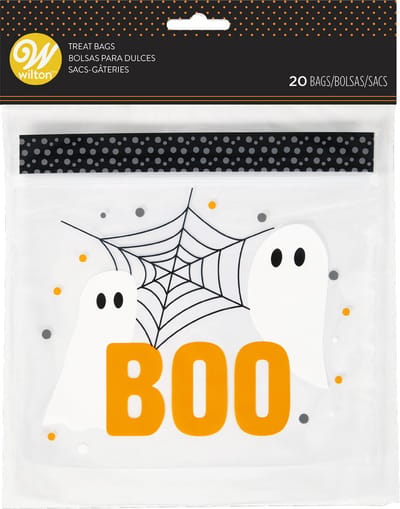 Wilton Resealable Treat Bags - Tractatie Zakjes - Halloween Boo - pk/20