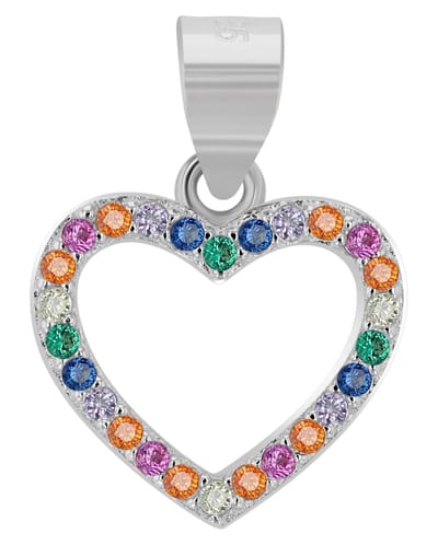 AKZENT Akzent Dames Hanger "Minori" aus 925 Sterlingzilver, gerhodineerd, duurzaam