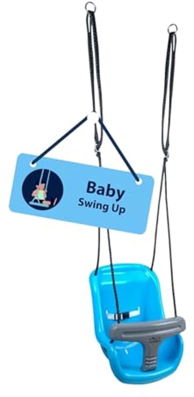 Tweedehands Babyschommel Met Afneembare Veiligheidsbarrière - Ideaal voor Eenvoudig In- en Uitstappen