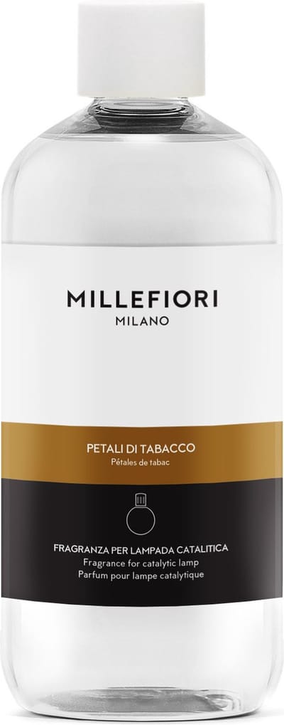 Millefiori Katalytische Geurlamp - Navulling voor Geurbrander 500 ml Petali di Tabacco