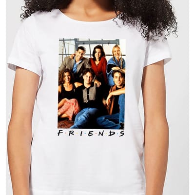 Friends Group Photo dames t-shirt - Wit - XS