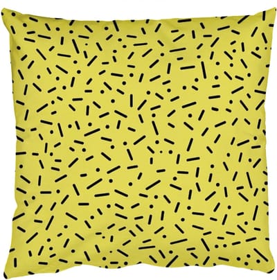 Sierkussens - Kussentjes Woonkamer - 50x50 cm - Stippen - Strepen - Geel