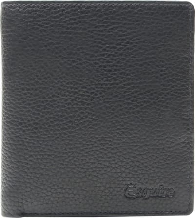 Esquire Leren portemonnee Primavera Men Wallet Black zwart