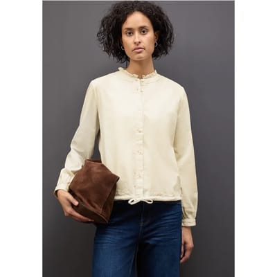 Corduroy blouse met koord