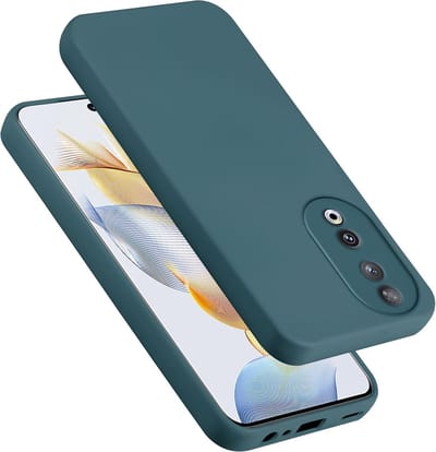 Cadorabo Hoesje geschikt voor Honor 90 in LIQUID GROEN - Beschermhoes gemaakt van flexibel TPU silicone Case Cover