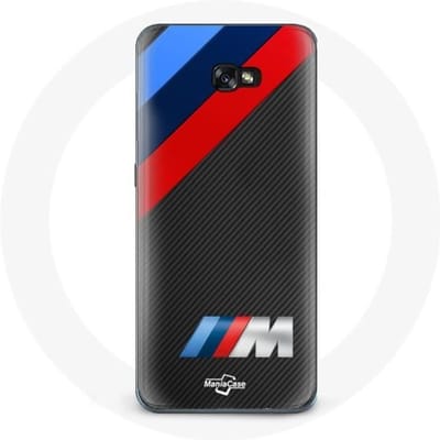 Hoesje - BMW - Samsung Galaxy A3 2017 - Flexibel - Zwart - Logo M Collection