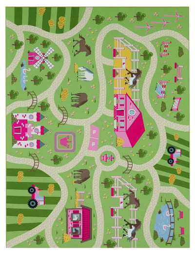 Kindertapijt Bini groen 80x150 cm