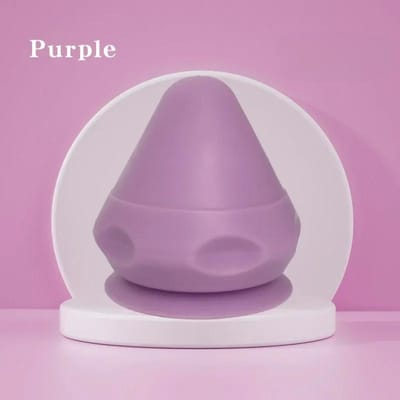 Siliconen Massage Kegel Solide Absorptiebal Psoas Borstwervelkolom Rug Schouderblad Voet Yoga Spierontspanning Massager paars