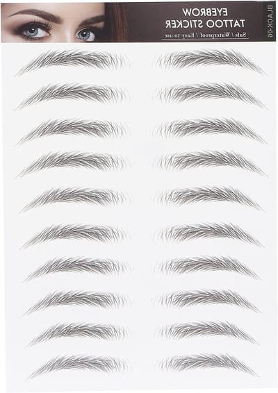 Waterproof Eyebrow Tattoos voor Langdurige Resultaten - Haarkleurige Stickers voor Perfecte Vormgeving en Thuisgebruik