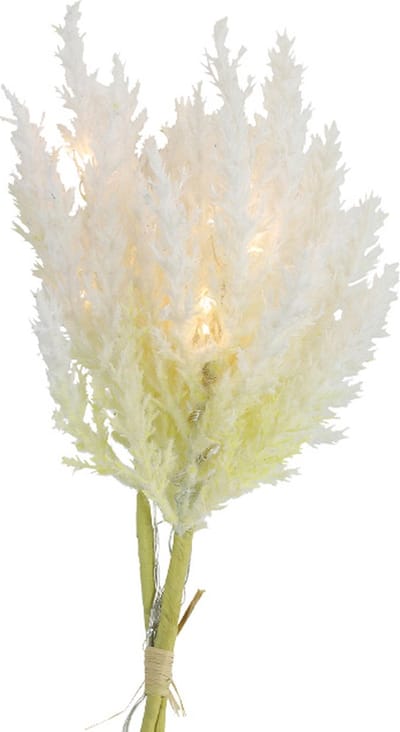 Non-branded Decoratietak Astilbe Led 25,4 Cm Zeide Crème