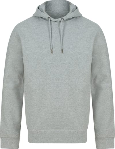 Henbury Ecologische unisex sweater met capuchon H841 - Heather Grey - XXL