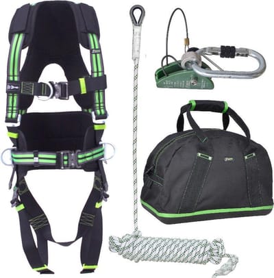 Kratos Complete set valbeveiliging Standaard-Plus - Daken / Afdalen 20mtr - Maat S-L