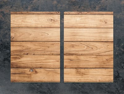 TMK ArtDeko - Snijplank - 2x 35x52 cm - Glas - Beschermpaneel