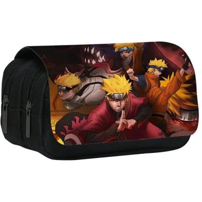 Hoge Kwaliteit Anime Figuur Etui Cartoon Uzumaki Uchiha Itachi Grote Capaciteit Schrijfgerei Doos Schoolbenodigdheden Potloodtas