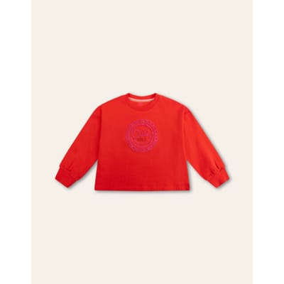 Oilily Hak Sweater- maat110/5yr Aurora Rood