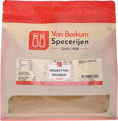 Van Beekum Specerijen - Kroketten Kruiden - 1 KG (hersluitbare stazak)