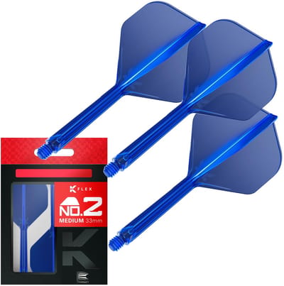 Target K-Flex Blue NO2 - Dart Flights - Medium