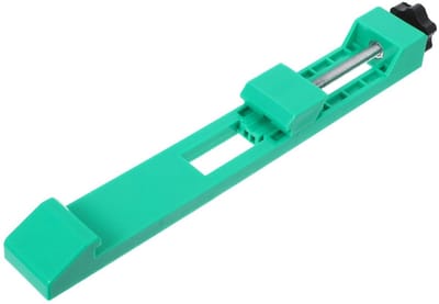 Zaaggeleider Cirkelzaag - Zaagmachine Basisgeleider - Houtbewerking Metaalbewerking - Verstelbare Basis - 29.6 cm - Groen