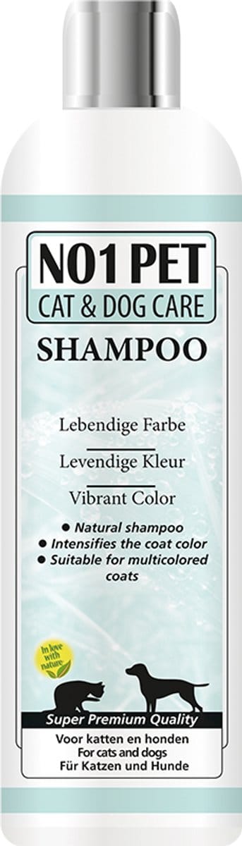 NO1 pet - Levendige Kleur Shampoo – 200ml - Voor Glans & Diepte bij Elke Vachtkleur hond en kat