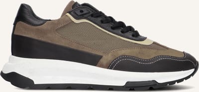 Jochie & Freaks Brad Lage sneakers - Jongens - Bruin - Maat 32