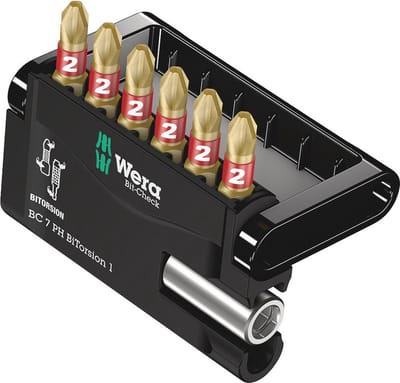 Wera 7-delige bitset - Bit-Check 7 PH BiTorsion 1