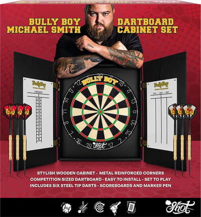 Shot Michael Smith Cabinet - Dartbord Kast