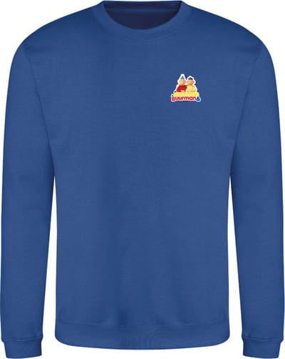 Crew sweater Buurman & Buurman kobalt 128
