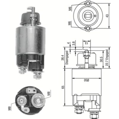 Magneetschakelaar, starter MAGNETI MARELLI 940113050230