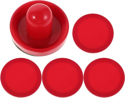 Airhockey Pucks - Tafelspel Onderdelen - Spelplezier Vergroten - Soepele Beweging - Set van 4 - Multi