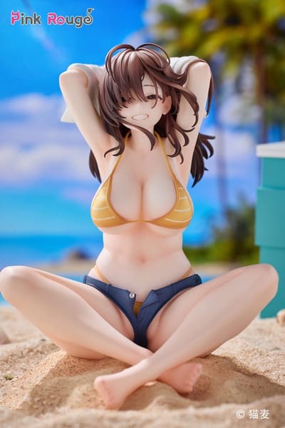 Pink Rouge Original Character PVC 1/7 Danjo no Yujo ga Seiritsu Dekinai Type no Onna Tomodachi Special Set 15 cm Beeld