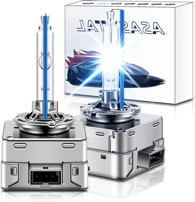 Xenon Lampen - HID Conversie - Verbeterde Verlichting - Metalen Basis - Set van 2 - Koel Blauw