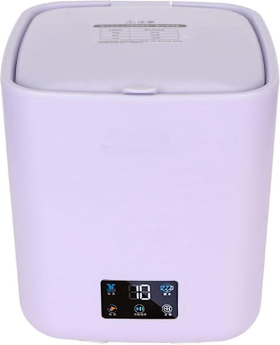 Thuys – Mini Droger – Mini Wasmachine – Mini Wasdroger – 30 x 27 x 27cm – Paars