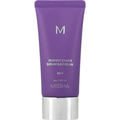 Missha Perfect Cover Sérum BB Crème, Teinte 17 Fair, 35ml (1,18 fl oz) purple