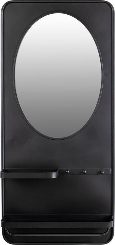 Housecraft Living Pascal Spiegel Wandplank L - Zwart