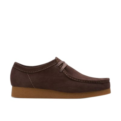 CLARKS WallabeeEVO Heren Veterschoenen - Suede - Bruin