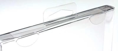 Plastic Doosjes 5,1x5,1x30,8cm Kristalhelder met (25 stuks) | transparante doosjes | doorzichtige doosjes