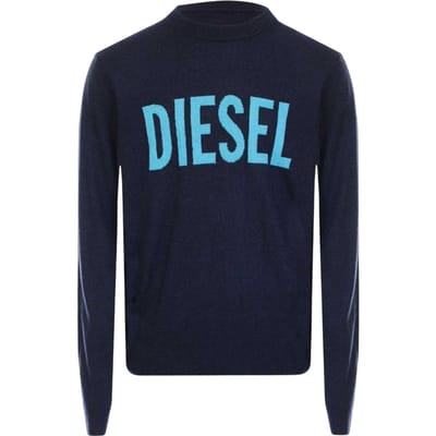 Diesel Heren Logo Sweatshirt (Blauw)