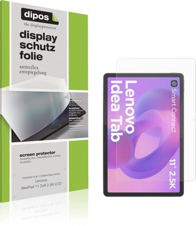 dipos – 2x Matte Beschermfolie geschikt voor Lenovo IdeaPad 11 Zoll 2.5K LCD | Krasbestendige & antireflecterende Screenprotector Ultra-Thin