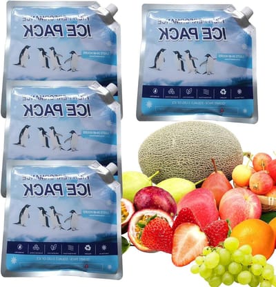 Ijspakken - Koelblokken Herbruikbaar - Lunch Koel Houden - Lekvrije Stevige Schaal - 800 ml - Wit