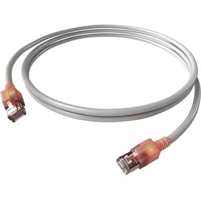 EasyLan S/FTP DualBoot® LED Kabel Cat.6A (Class EA), LSOH, grijs, 7 m