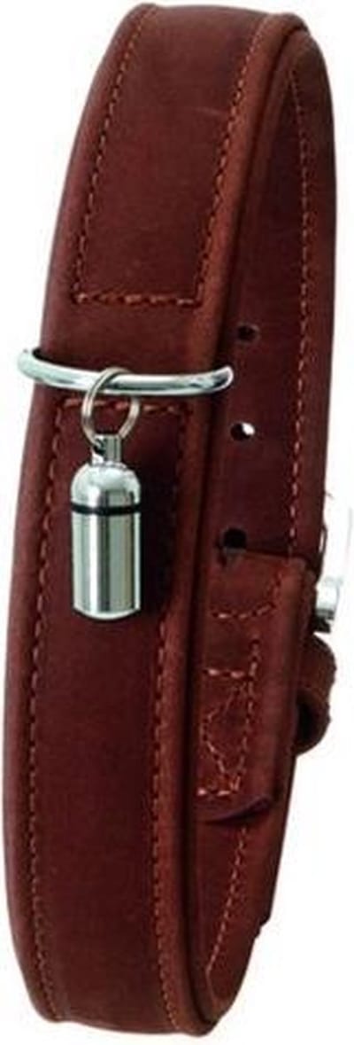 Karlie buffalo halsband bruin
