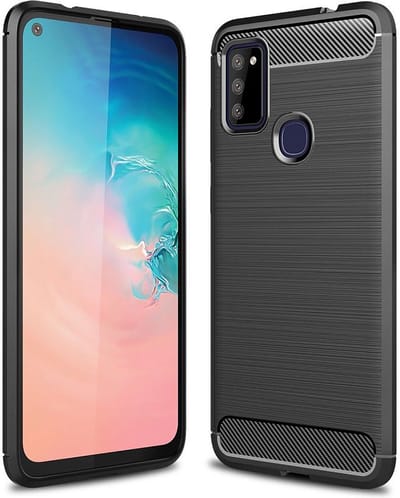 Cazy hoesje geschikt voor Samsung Galaxy M51 - Rugged TPU - Zwart