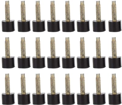 Dailygoods- Hielnagels 24 Stuks - Reservepluggen voor Hakken - Hielpunten Vervanging - Antislip - Duurzaam - Hoogwaardig TPU/IJzer